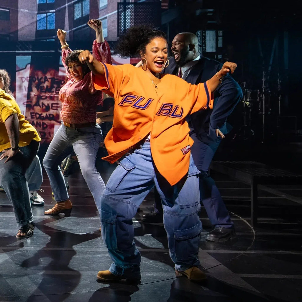 HELL'S KITCHEN X FUBU Orange Baseball Jersey