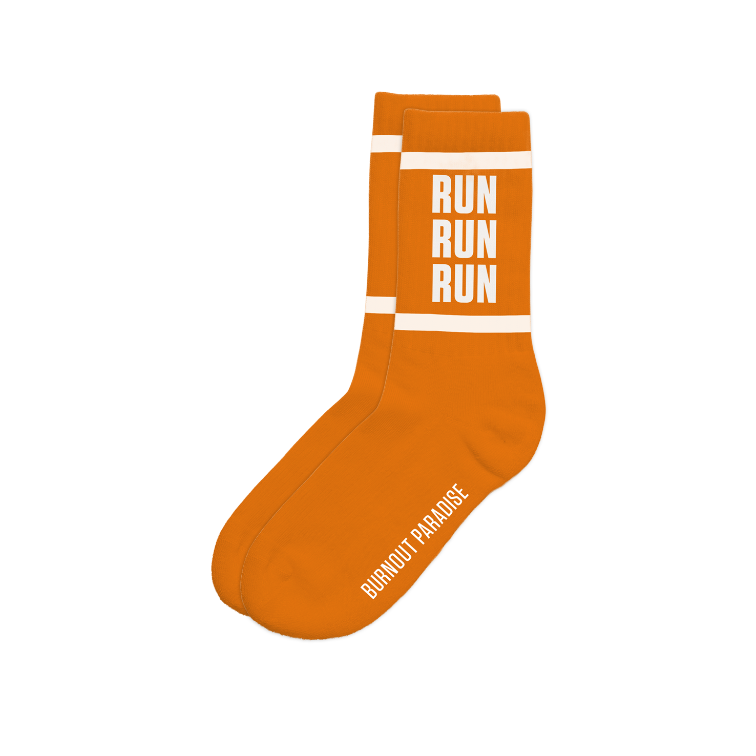 BUR RUN SOCKS ORANGE