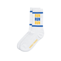 BUR RUN SOCKS WHITE