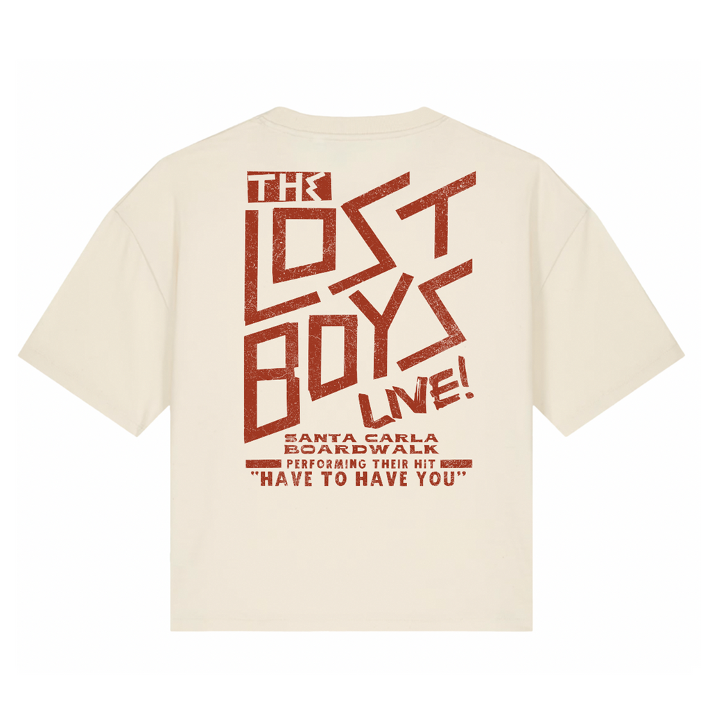 LSB CONCERT CROP TEE NATURAL