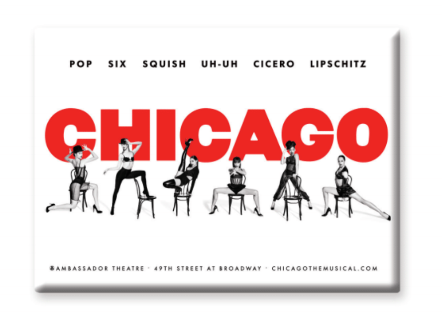CHI POP LOGO MAGNET