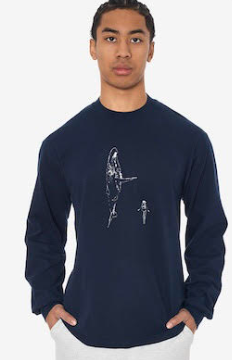 SOU WINGS WHALE LONG SLEEVE TEE