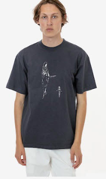 SOU WINGS WHALE TEE GREY