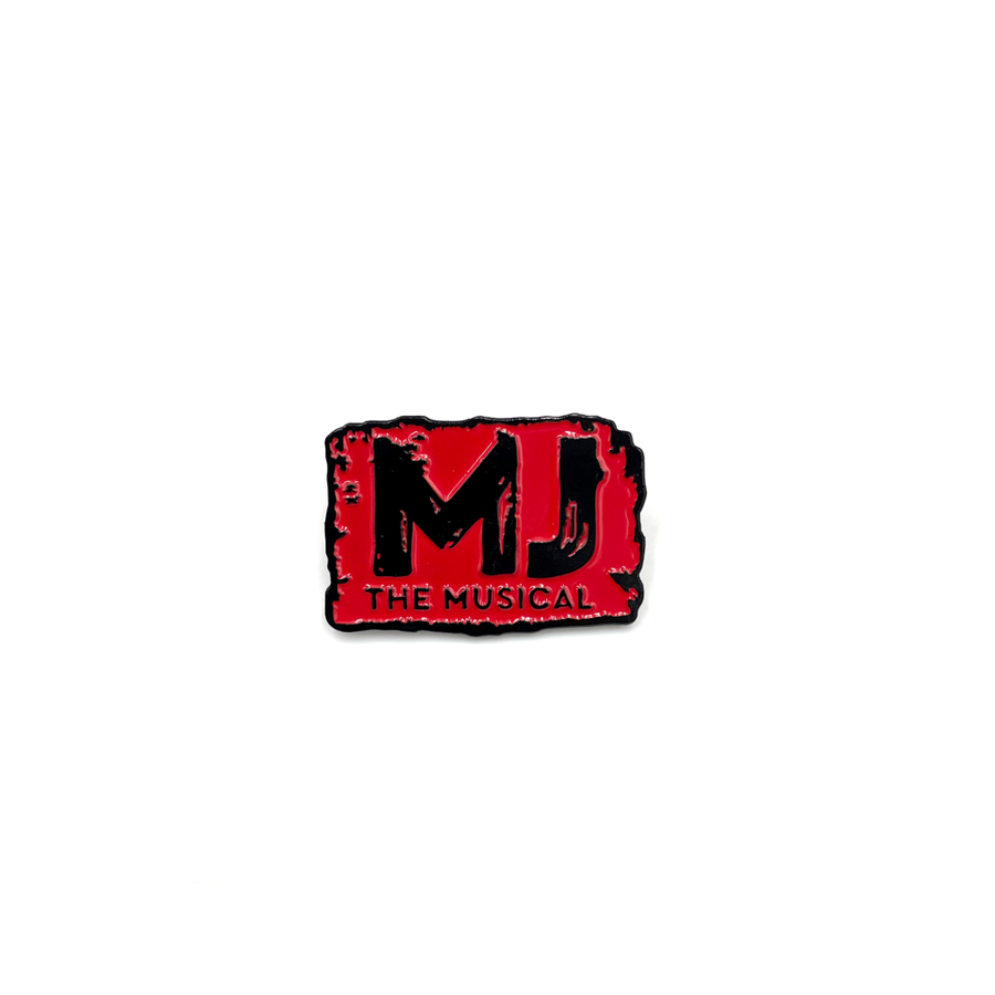MJM LOGO LAPEL PIN RED